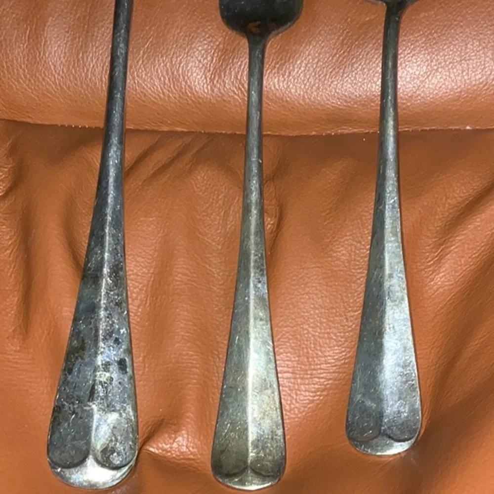 Israel Freeman & Sons Ltd. England Heavy Silver Plated Serving Pieces Vintage